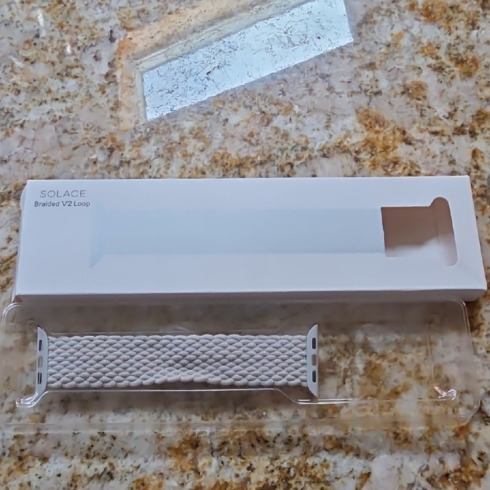 Solace Braided V2 Loop Watch Band - White